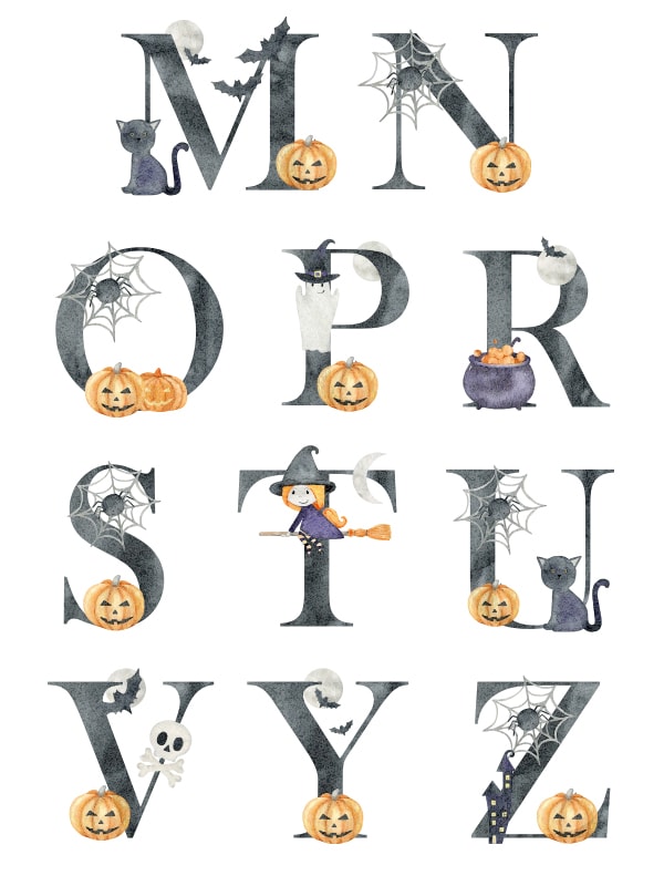 Çikolatalı Harfli Halloween Kupası, Cadılar Bayramı Kupası