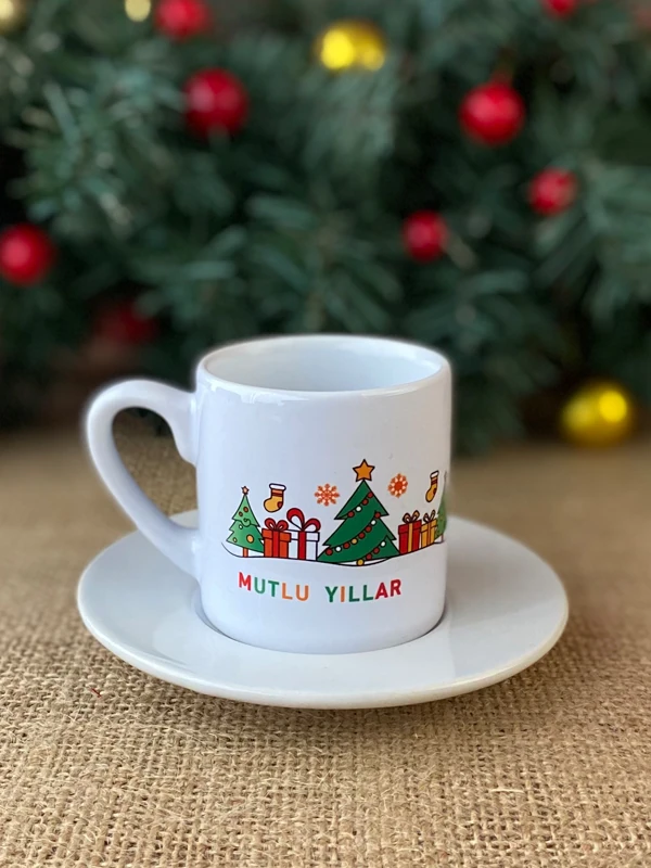 Yılbaşına Özel Türk Kahvesi Fincanı, Yeni Yıl Hediyesi