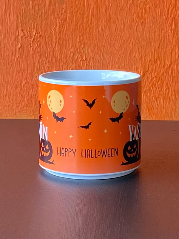 Çorap, Kalem, Kupa ve Çikolatalı Halloween Seti, Cadılar Bayramı Hediye Seti