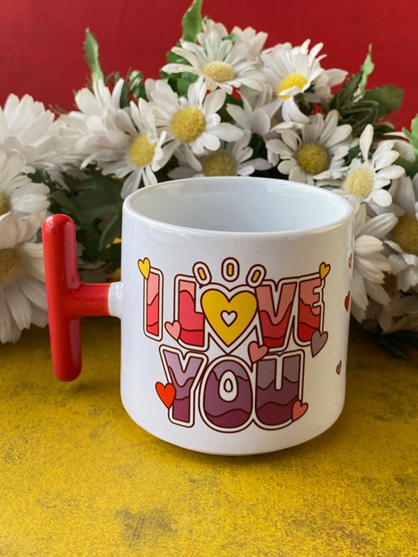"I LOVE YOU" Kupası, Sevgiliye Özel, Sevgiliye Hediye, Sevgililer Günü, Doğum Günü Hediyesi