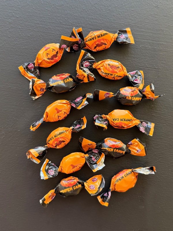Şekerli ve Harfli Halloween Kupası, Cadılar Bayramı Kupası, Bal Kabaklı Şeker