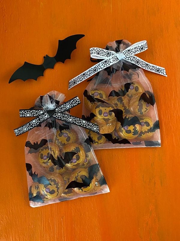 Organze Kesede Halloween Çikolataları (İkili Kese), Cadılar Bayramı Çikolataları
