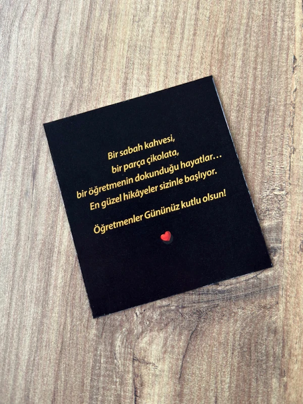 Öğretmenlere Özel Çay Fincanı ve Çikolatalar, Öğretmenler Günü Hediyesi, Erkek Öğretmenlere