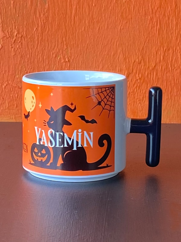 Çorap, Kalem, Kupa ve Çikolatalı Halloween Seti, Cadılar Bayramı Hediye Seti