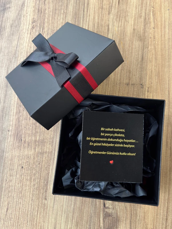 Öğretmenlere Özel Çay Fincanı ve Çikolatalar, Öğretmenler Günü Hediyesi, Erkek Öğretmenlere