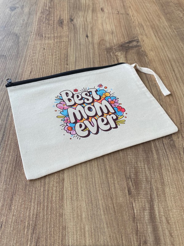 Kutuda Çikolatalı ve Clutch Çantalı "BEST MOM EVER" Kupası, Anneye Hediye, Anneler Günü