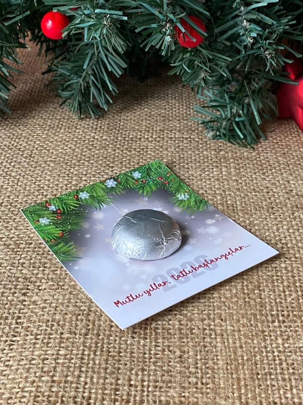 Yılbaşına Özel Kartonetli Çikolata (5 adet)