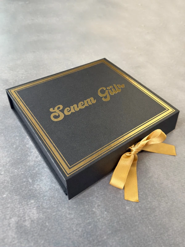 Kutuda İsme Özel Geçmiş Olsun Çikolatası, Mesajlı Çikolata