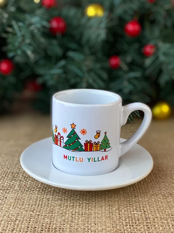 Yılbaşına Özel Türk Kahvesi Fincanı, Yeni Yıl Hediyesi