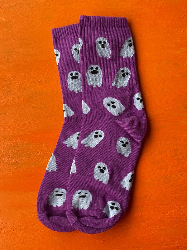 Halloween Çorapları, Cadılar Bayramı Çorapları - Mor