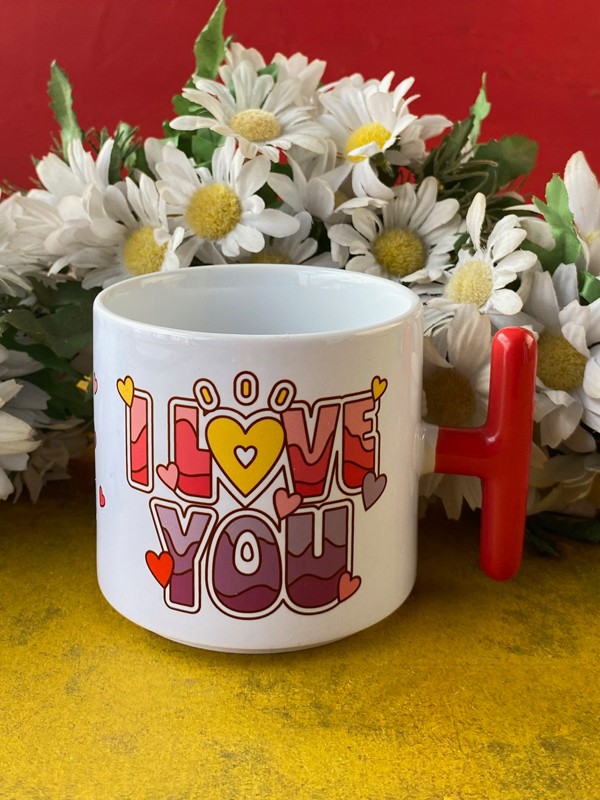 "I LOVE YOU" Kupası, Sevgiliye Özel, Sevgiliye Hediye, Sevgililer Günü, Doğum Günü Hediyesi