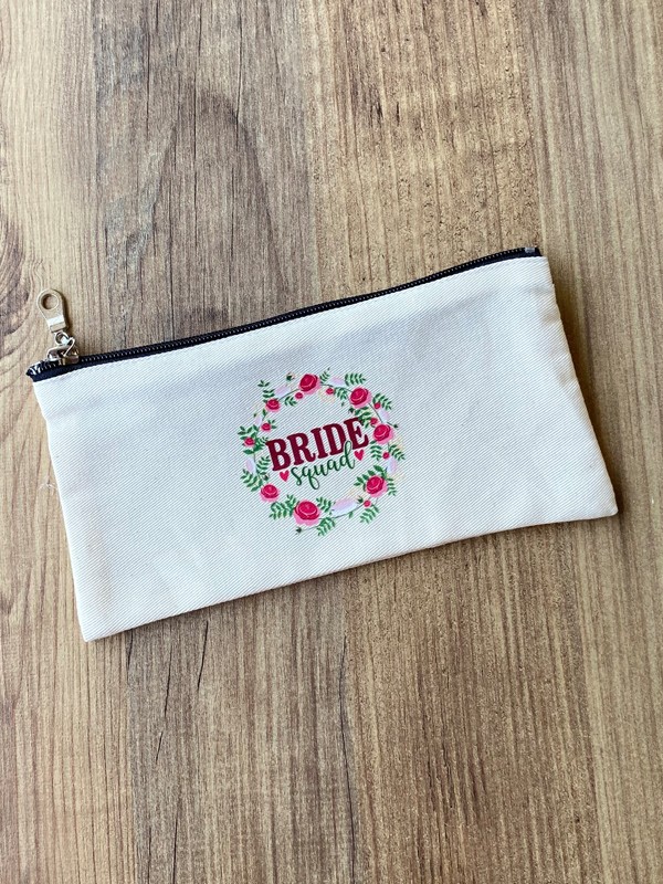 "Bride Squad" Nedime Çantası, Kına Hediyesi, Düğün Hediyesi (5 adet)