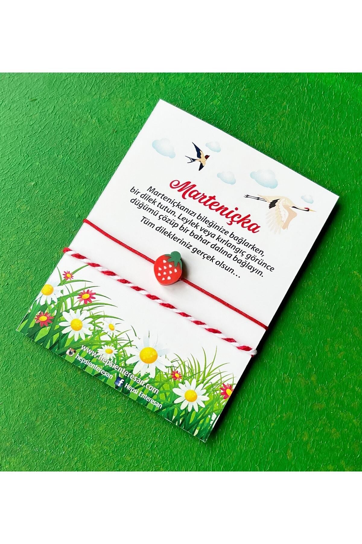 Fimo Çilekli Marteniçkalar (3 Adet)