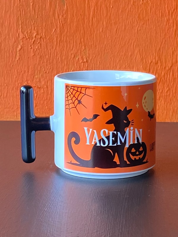 Çorap, Kalem, Kupa ve Çikolatalı Halloween Seti, Cadılar Bayramı Hediye Seti
