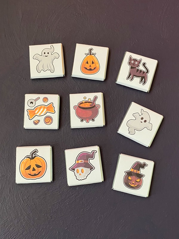 Çikolatalı Karışık Desenli Halloween Kupası, Cadılar Bayramı Kupası 