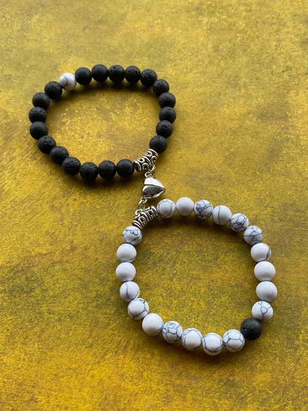 İkili Sevgili Bilekliği, Mıknatıslı Bileklik, Sevgililer Günü, Sevgiliye Hediye, Doğum Günü Hediyesi