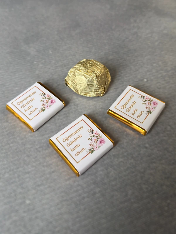 Pudra Kutuda Öğretmenler Günü Çikolataları, Kadın Öğretmene Hediye