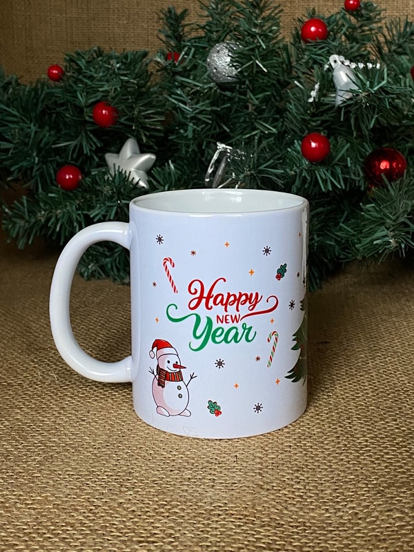 Yılbaşına Özel Kutuda Marsmallowlu ve Kupalı Set, Baston Şeker, Valonia Çikolata