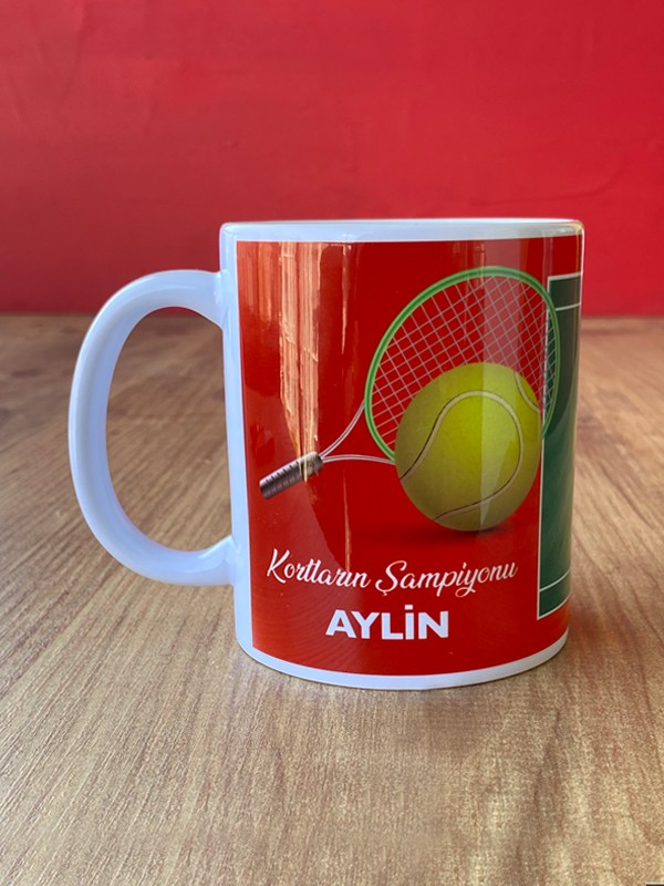 İsme Özel Tenis Kupası, Tenis Sevenlere, Doğum Günü Hediyesi