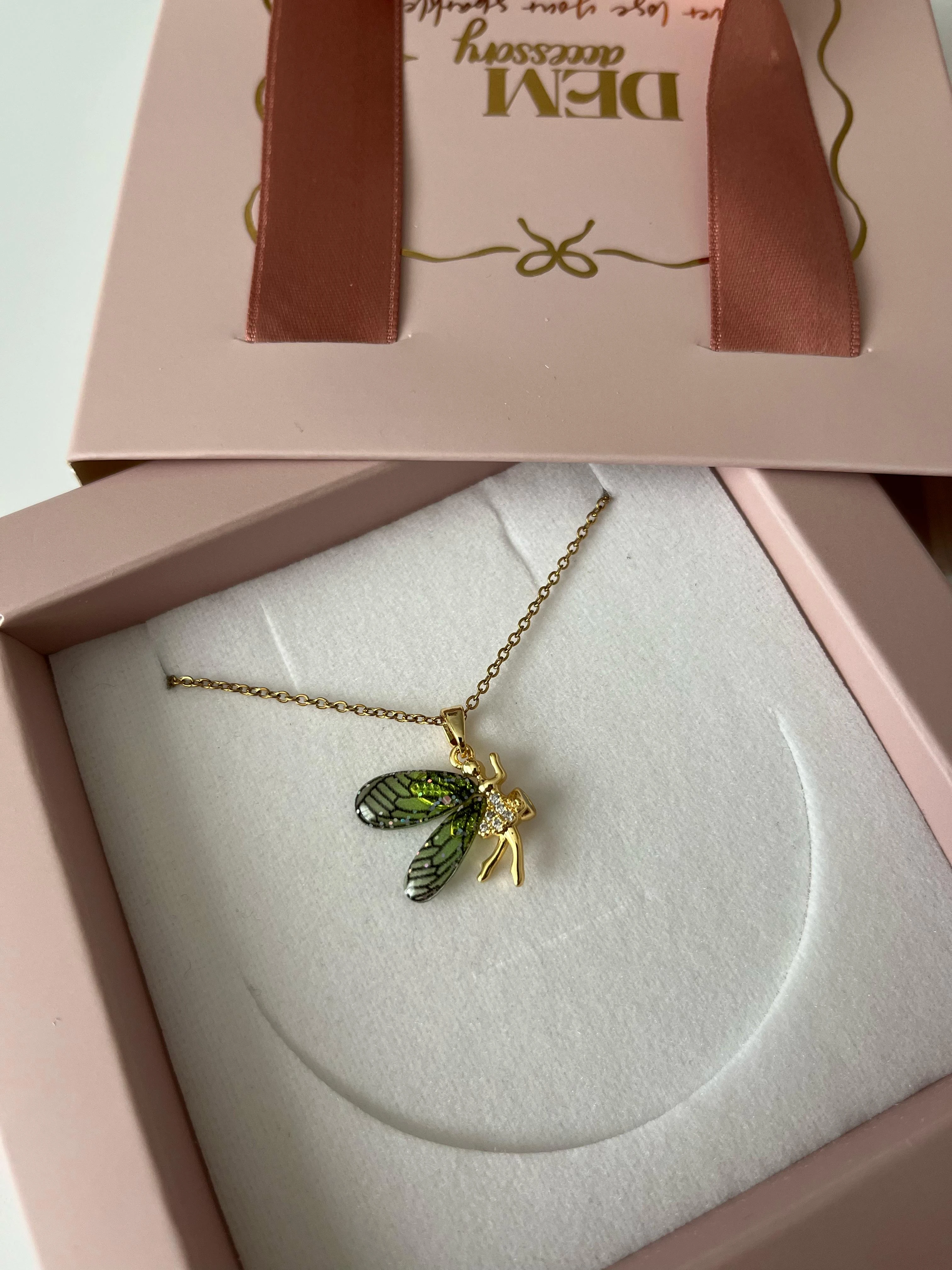 çelik | Fairy Girl Arkadaşlık kolye seti