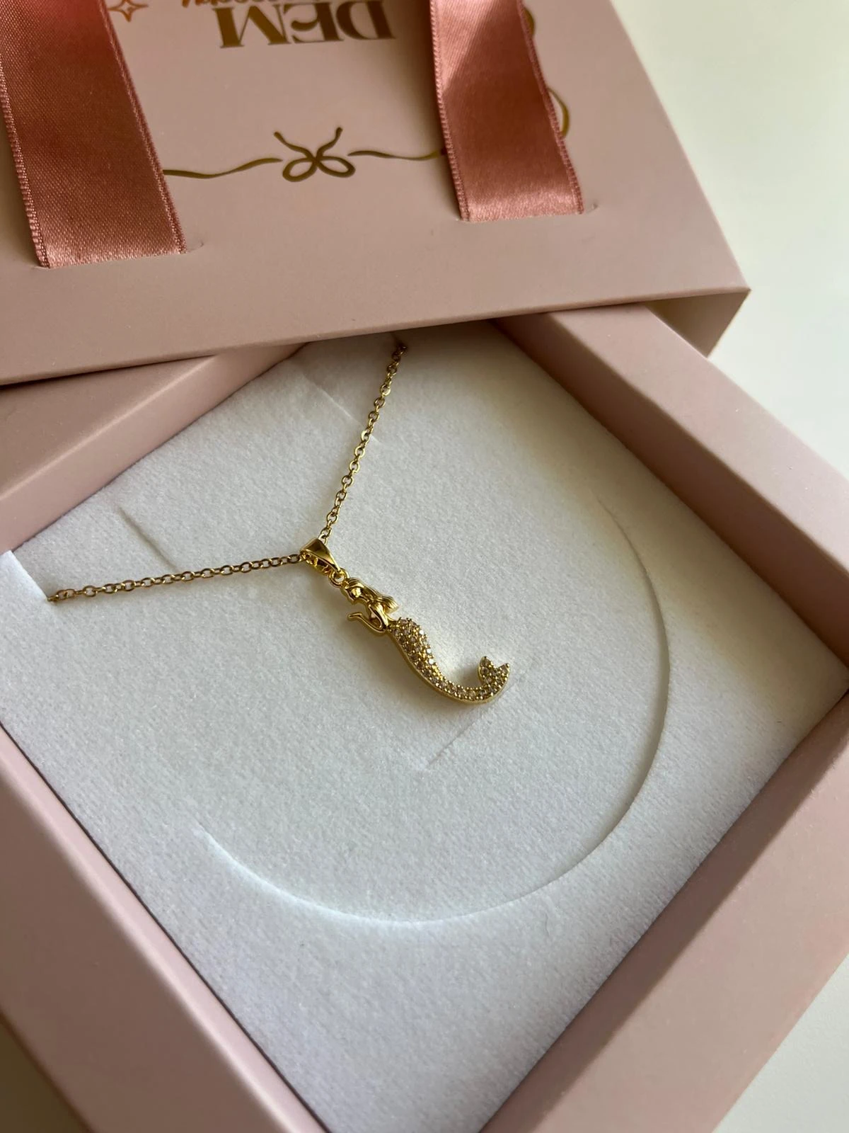 Çelik | Gold Mermaid Kolye