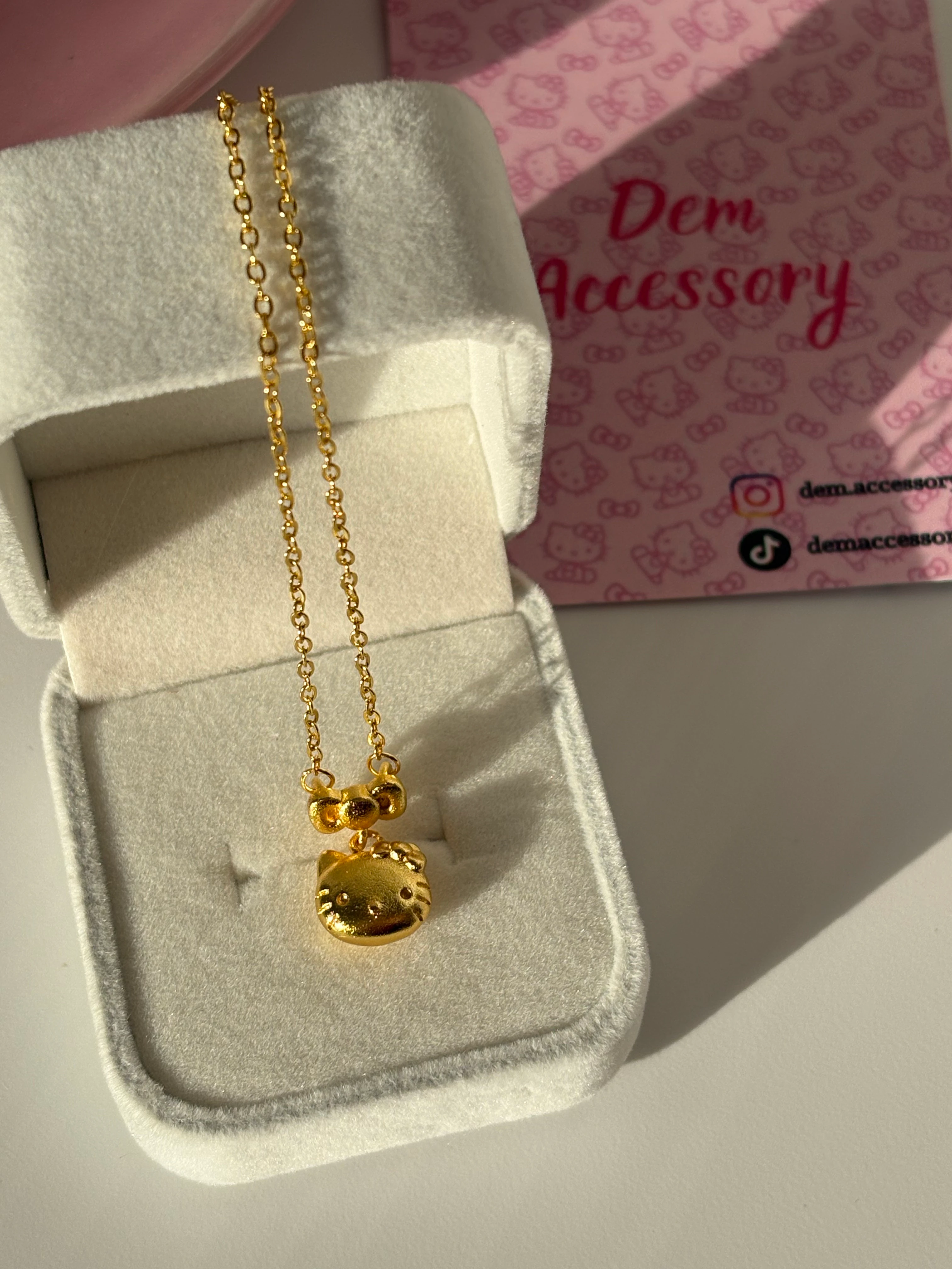 Çelik | Coquette Kitty Kolye