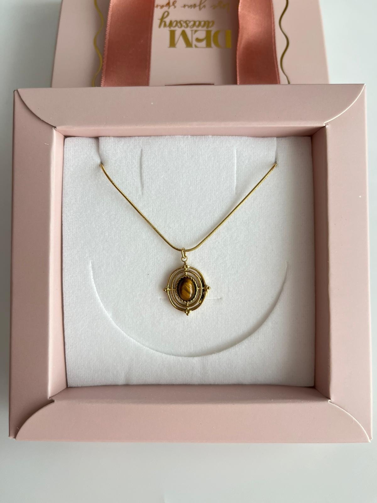 çelik | Amber Spirit Kolye 