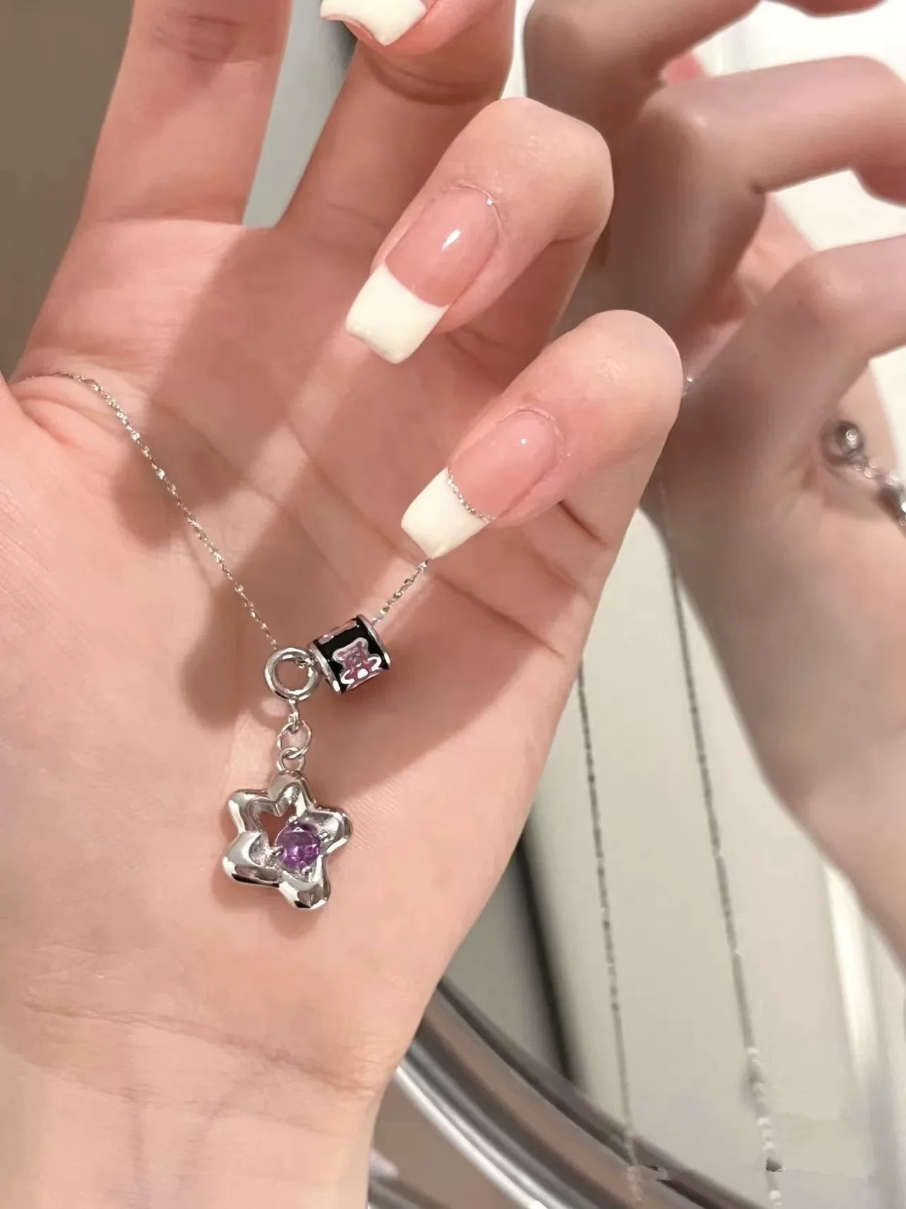 çelik | Violet Kolye