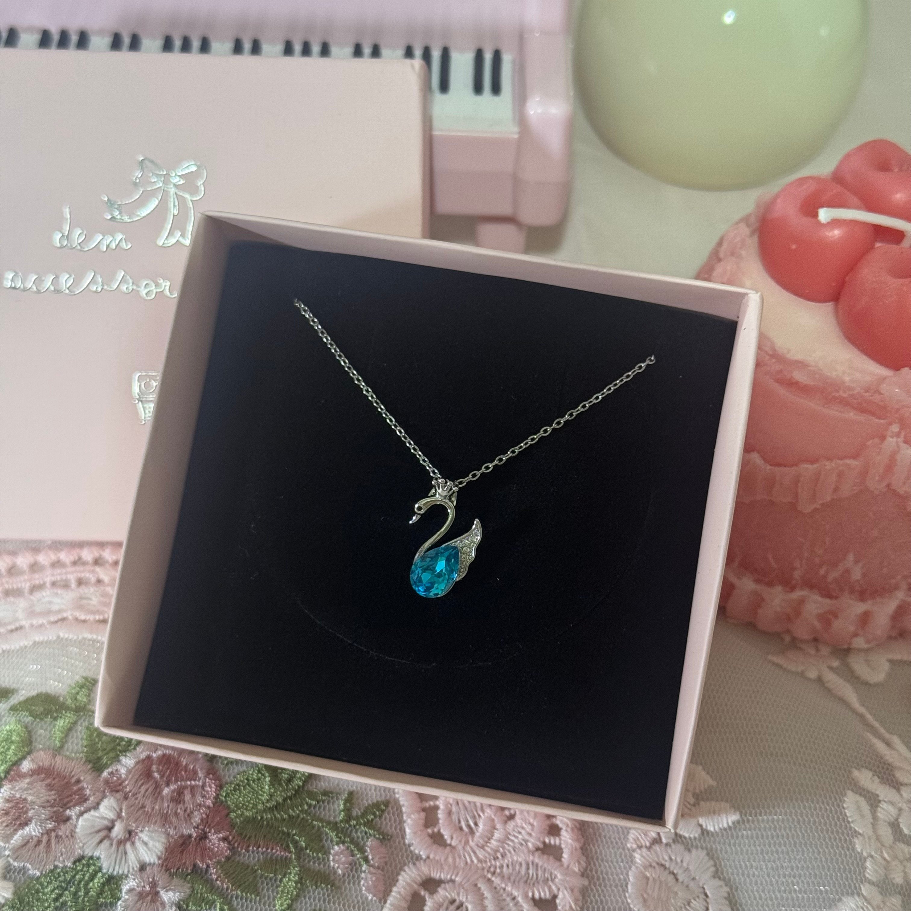 çelik | Azure Swan Kolye