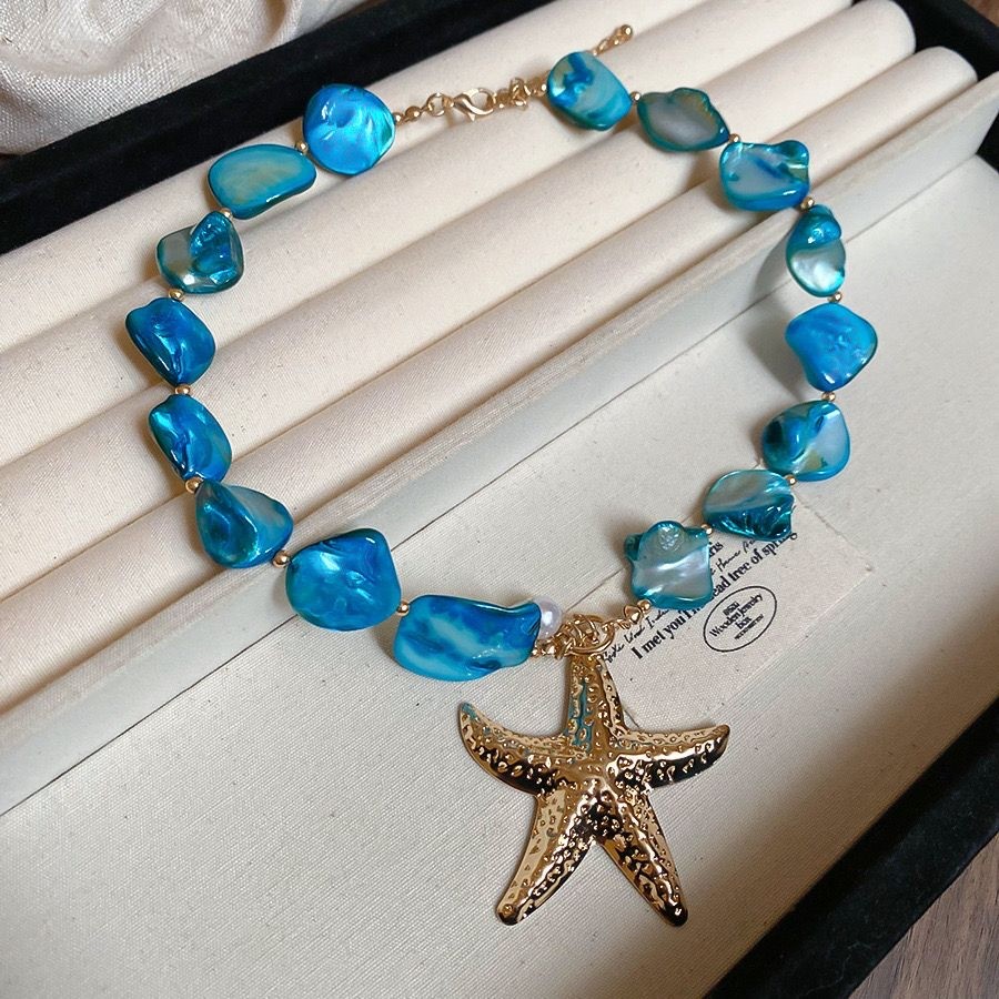 Aqua Shell Kolye