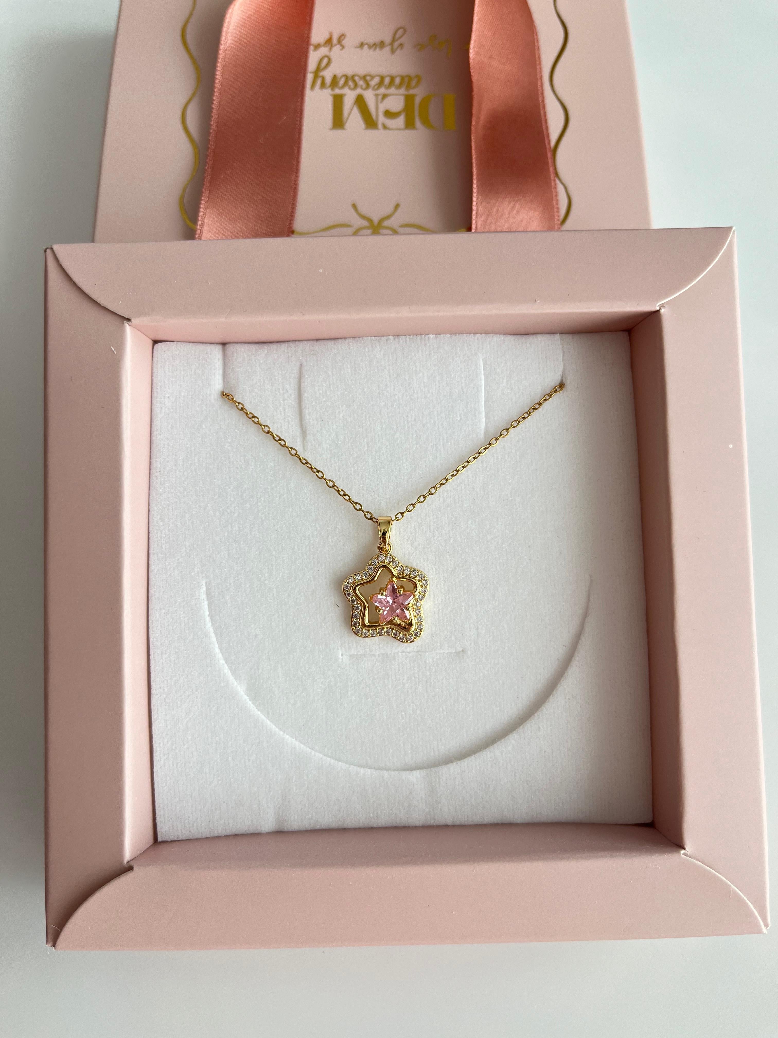 Çelik | Stellar Pink kolye