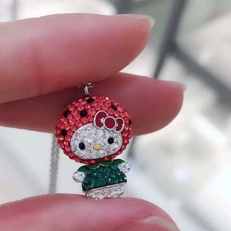 Swr | Hello Kitty Watermelon Kolye ( ön sipariş, açıklamayı okuyunuz.)
