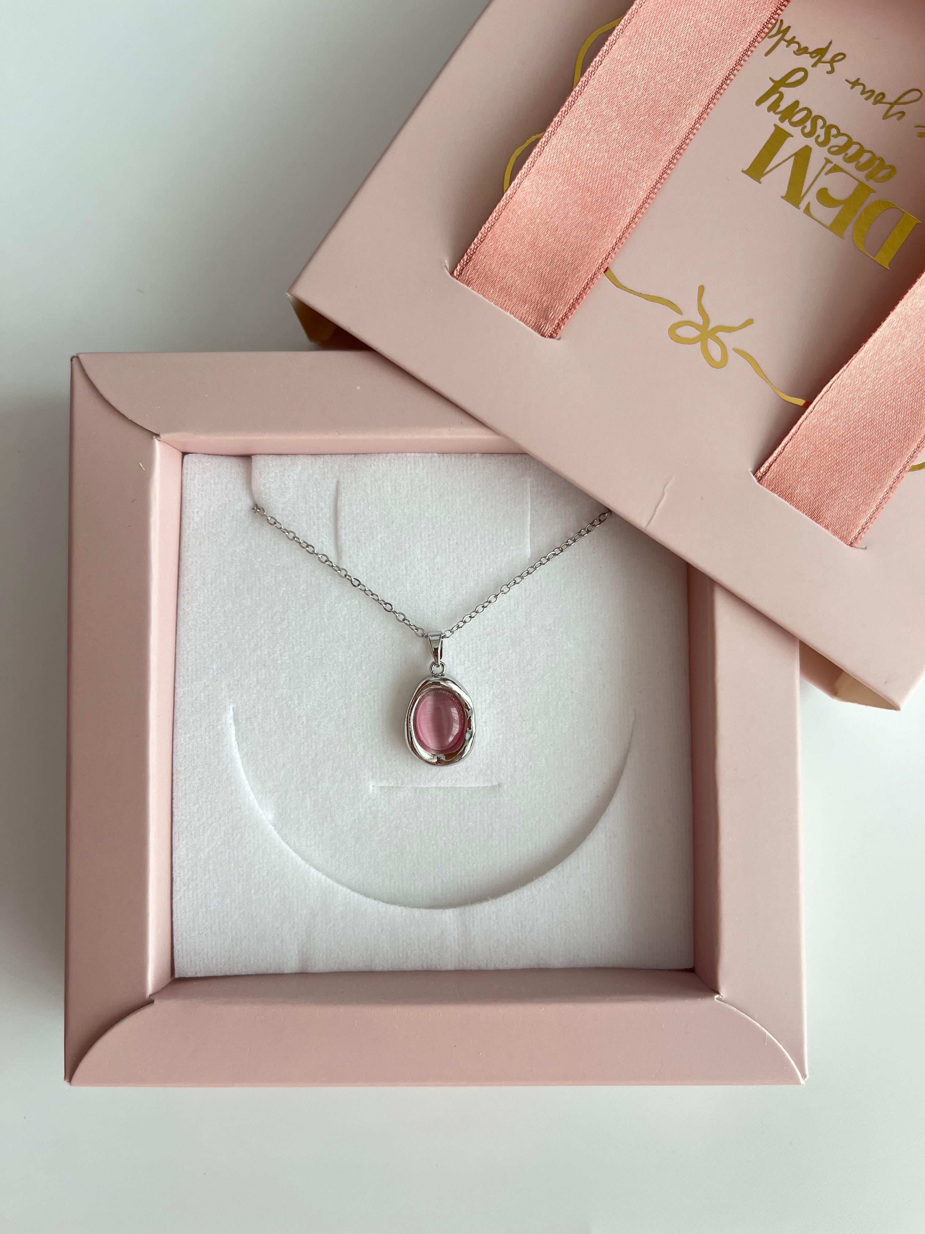 Çelik | Rose Aqua Kolye