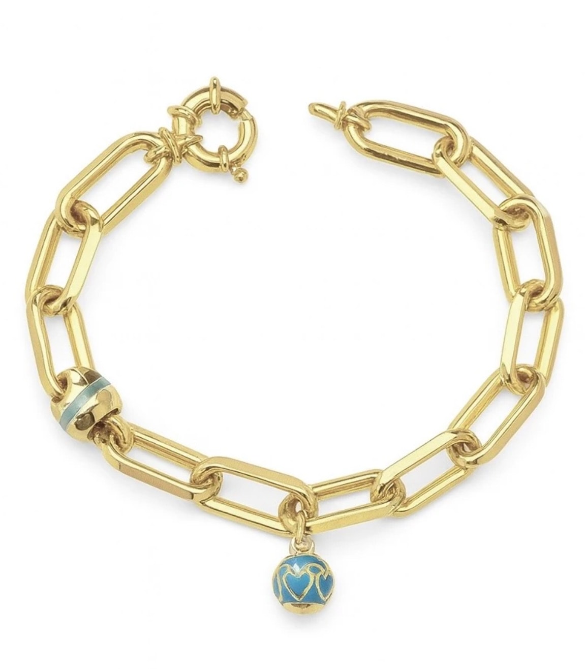 925 Ayar Gümüş Top Charm Bileklik