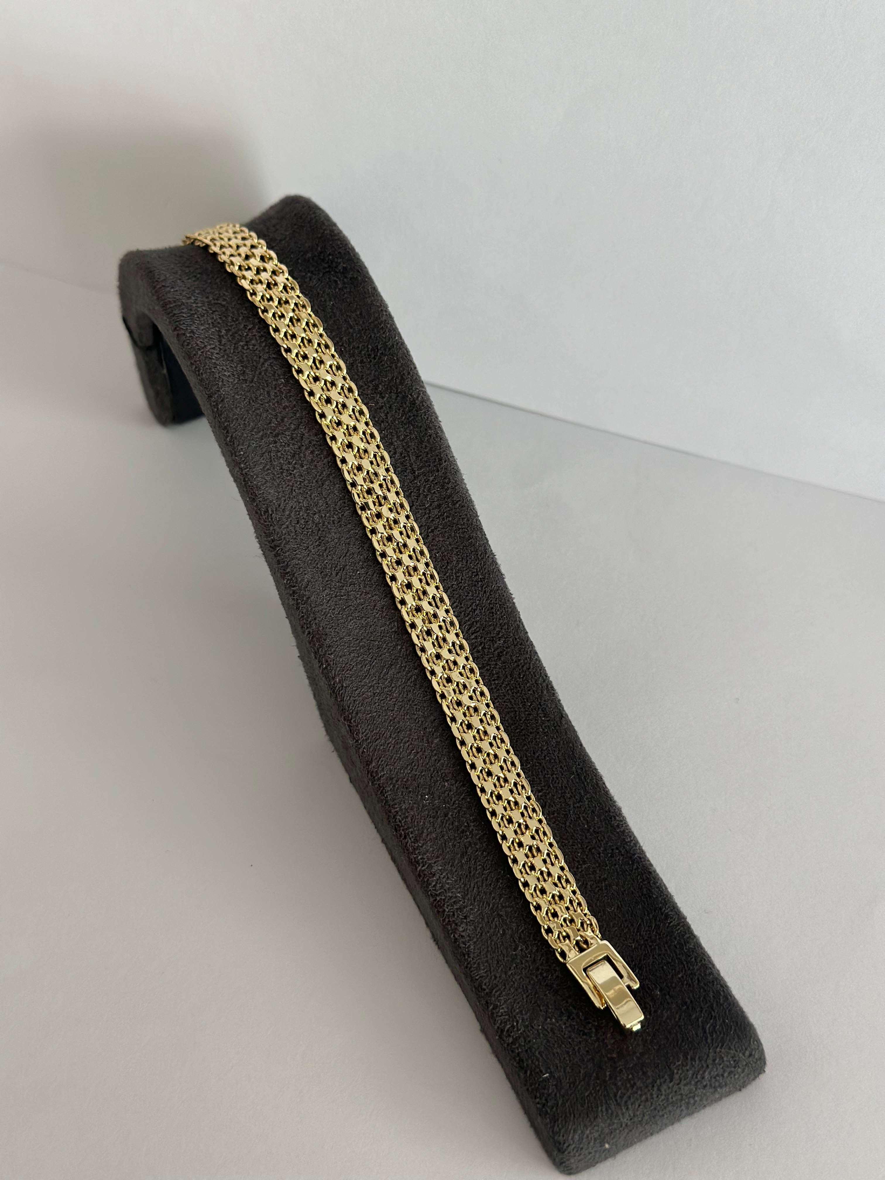 14K İnce Bismark Bileklik