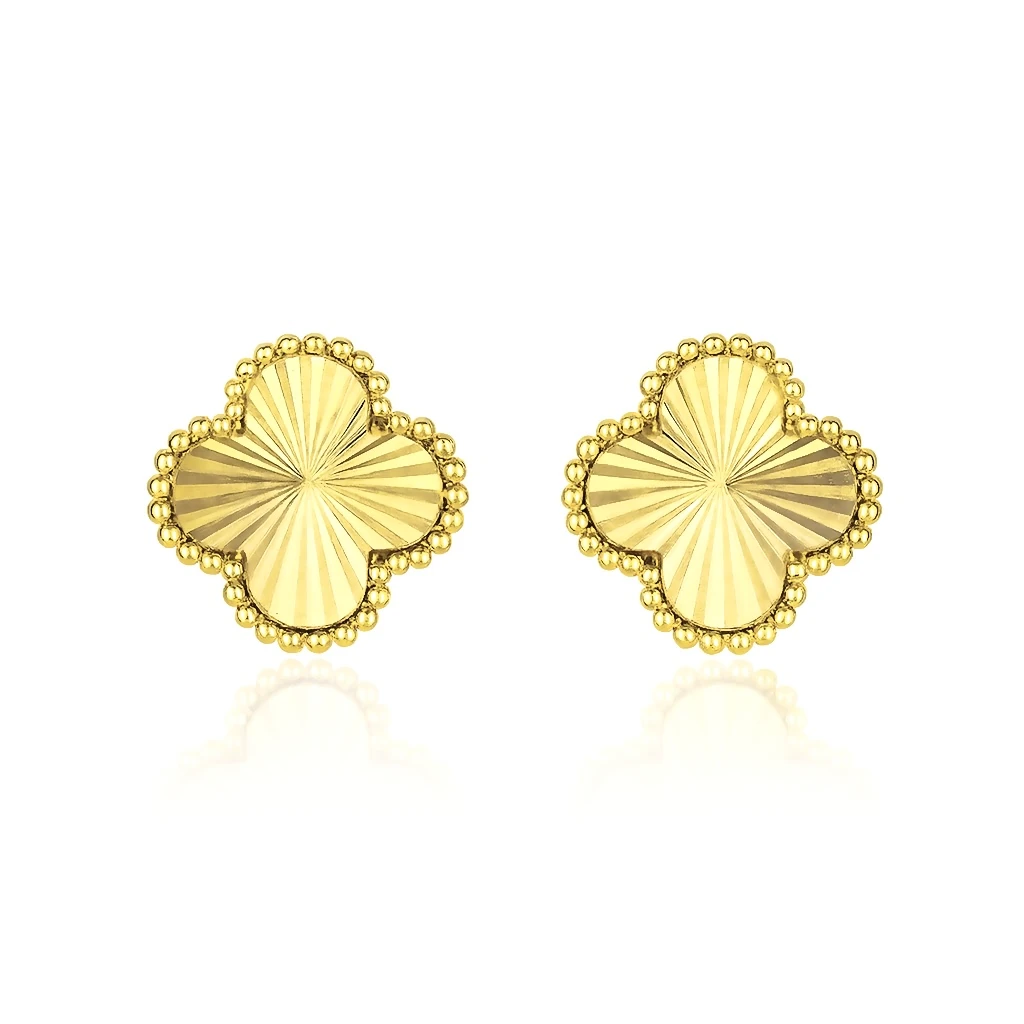 925 Ayar Gümüş Gold Küpe