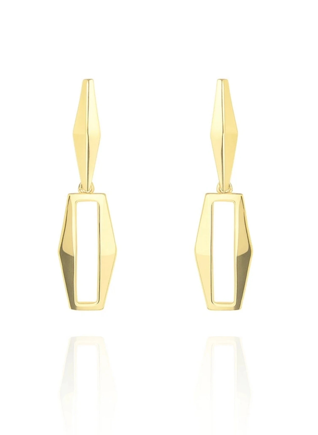 Modern 14 Ayar Küpe