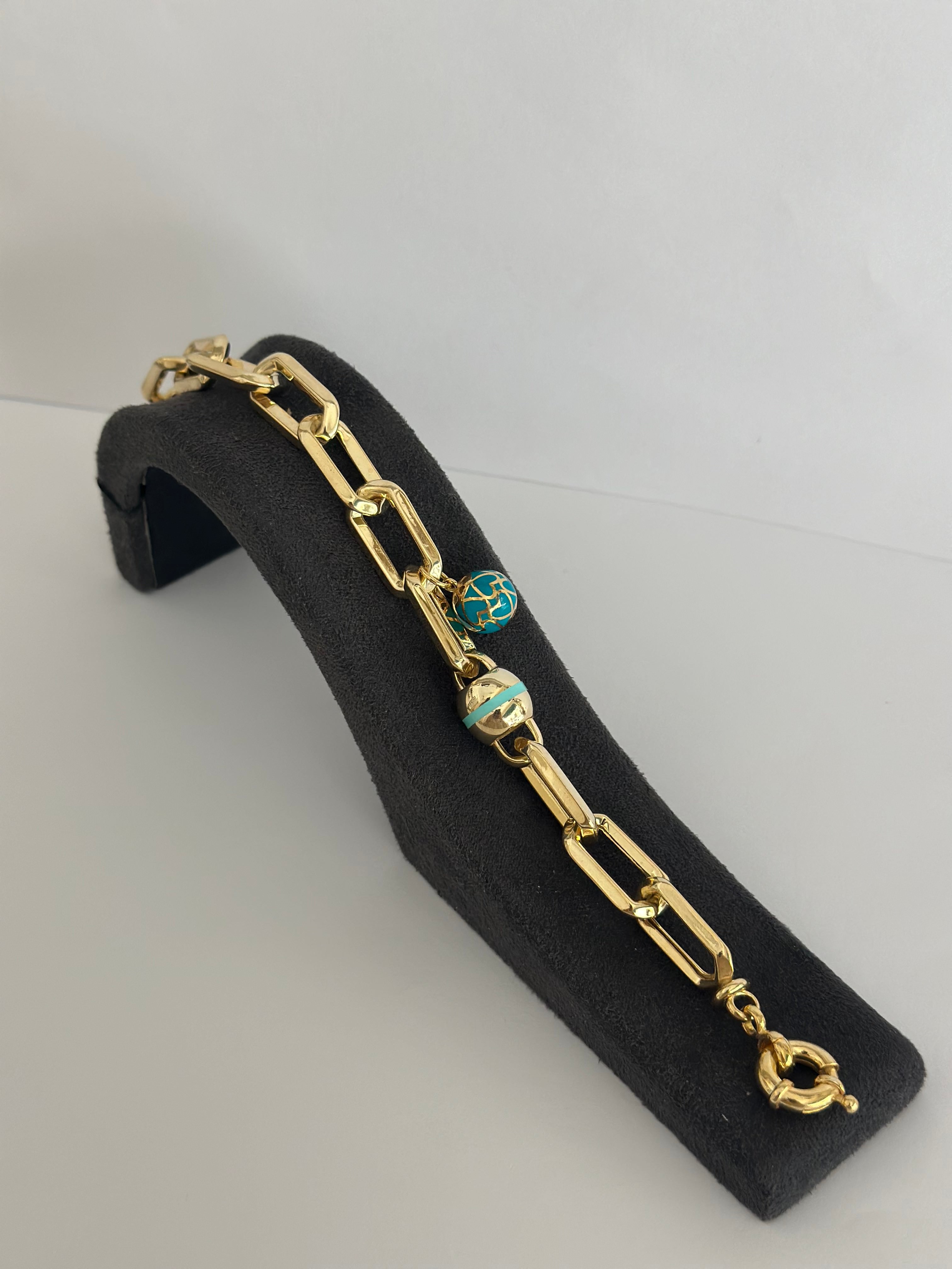 925 Ayar Gümüş Top Charm Bileklik