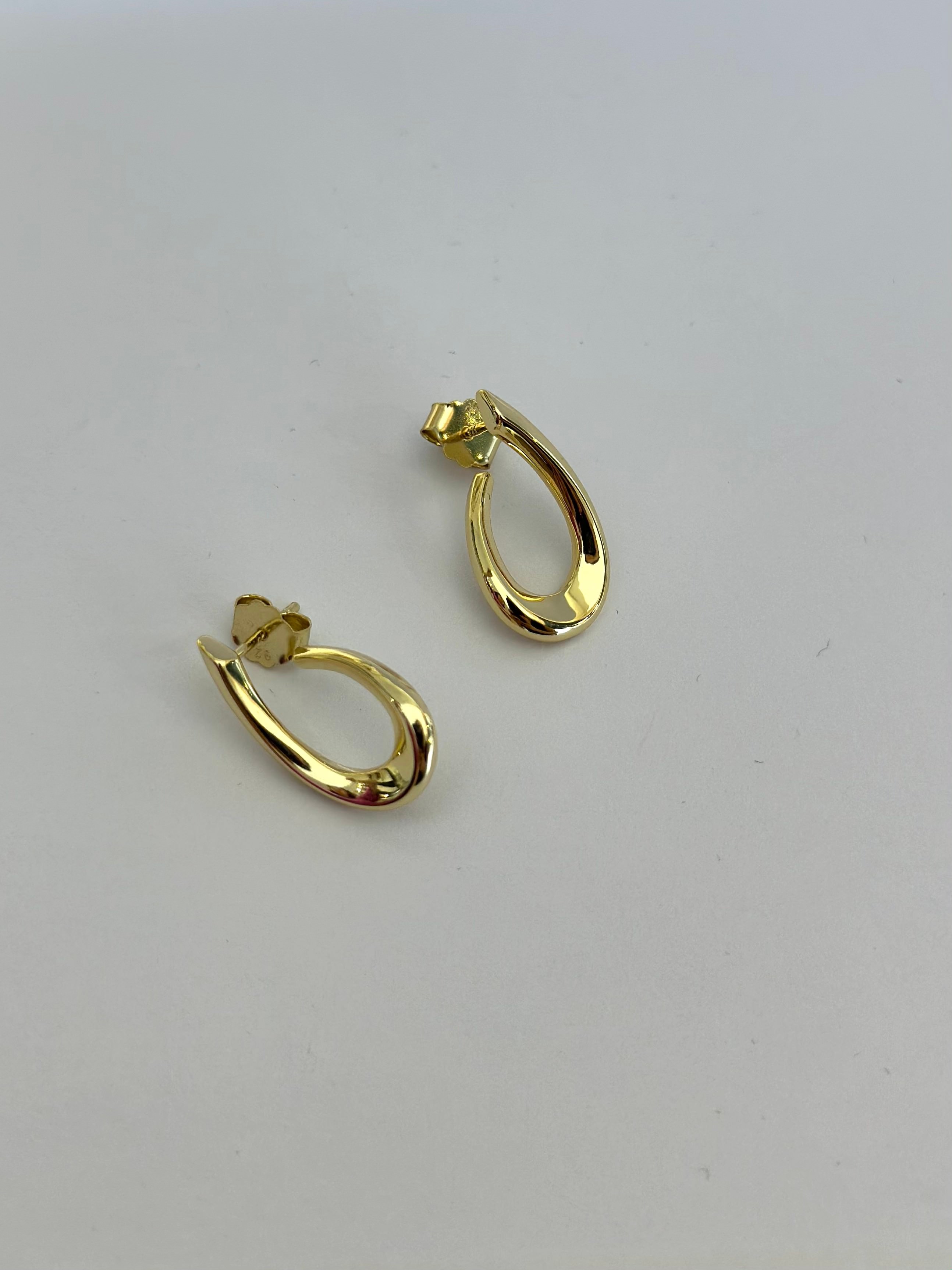 925 Ayar Gümüş Modern Küpe