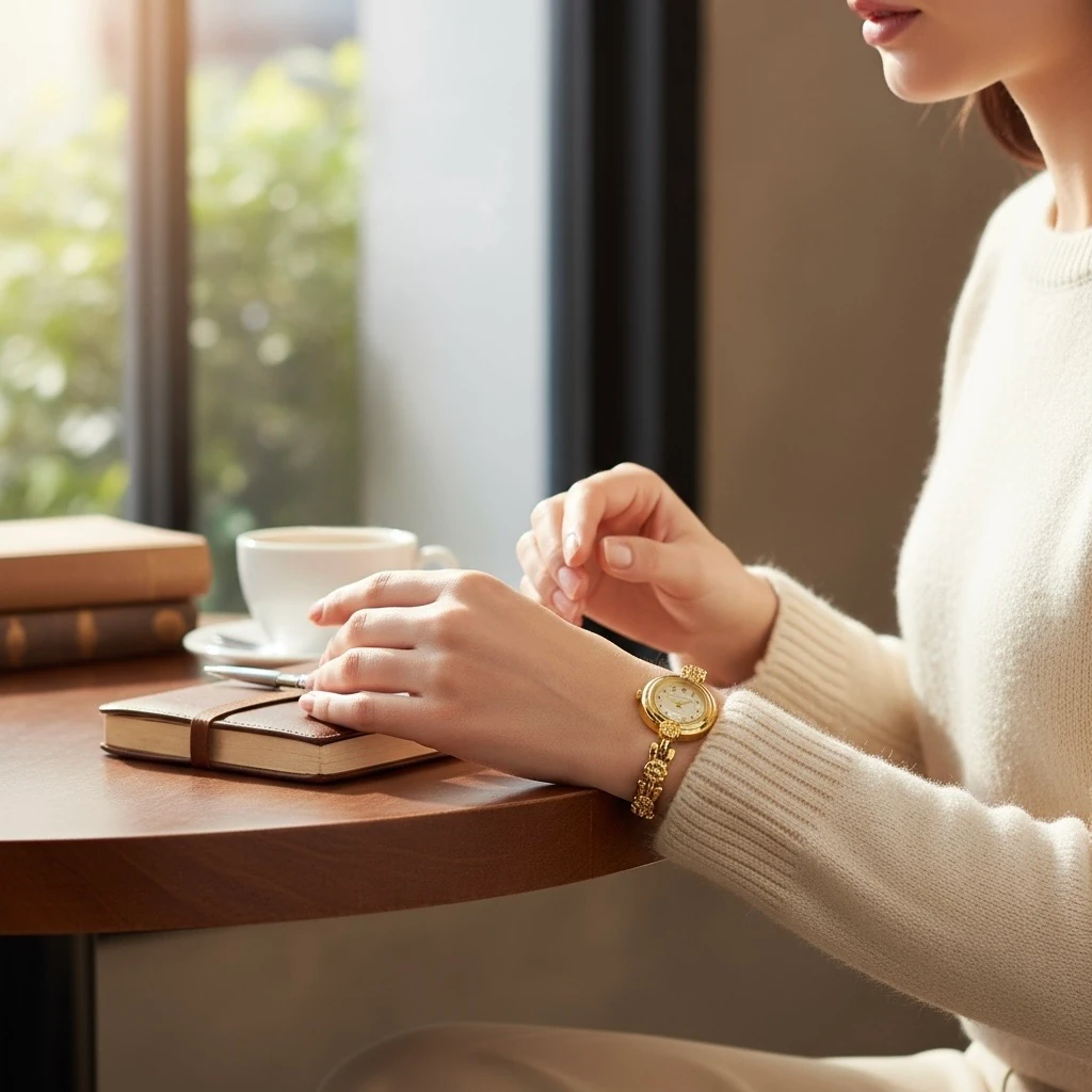 Vintage Papatya Saat 