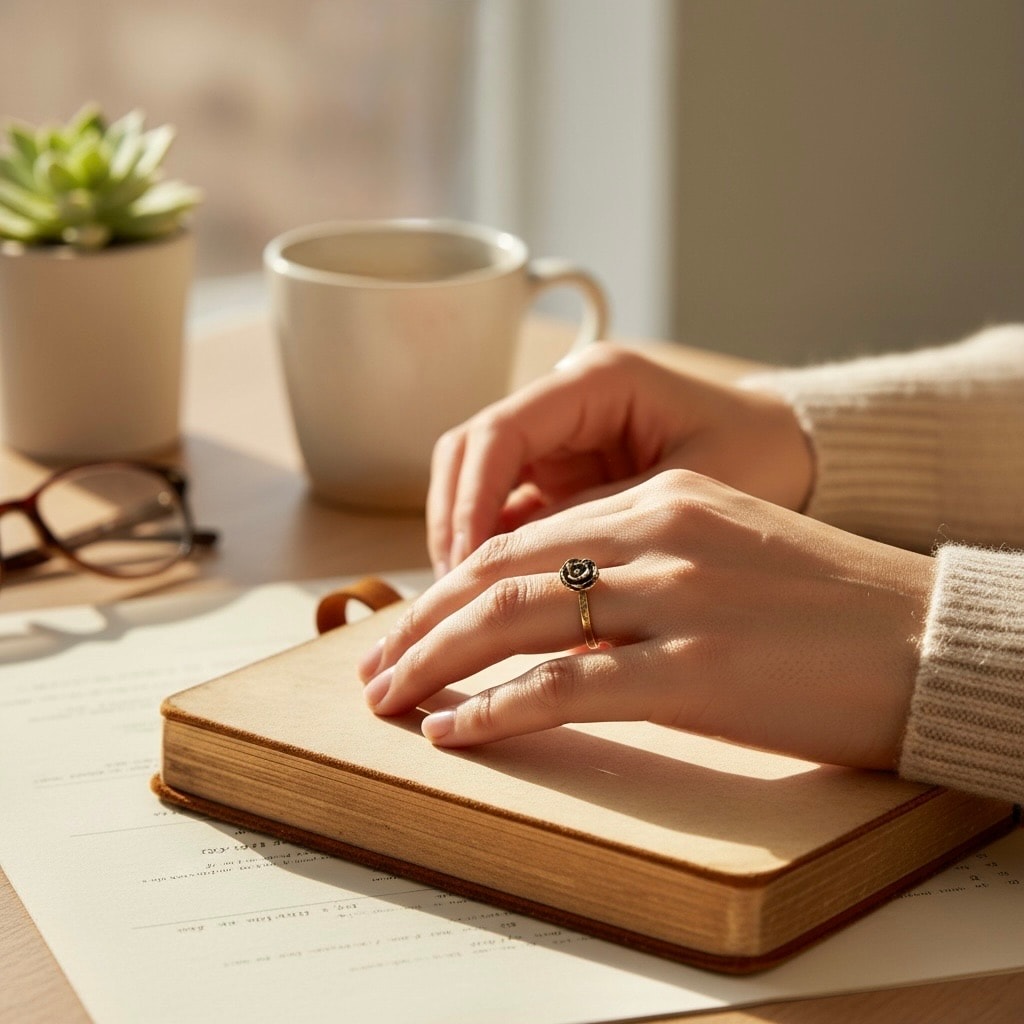 Pirinç Rose Yüzük Ayarlamalı 