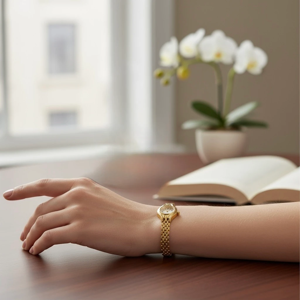 Çelik Minimal Vintage Saat Ayarlamalı