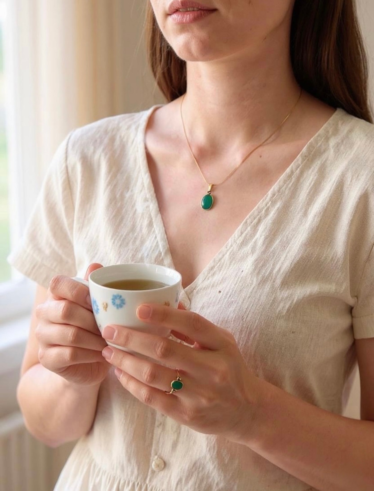 2’li Doğal Taşlı Set