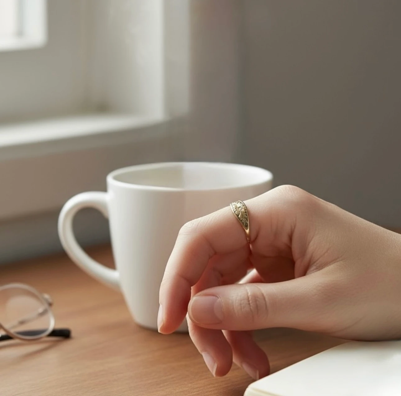 Nadide Pirinç Yüzük Ayarlamalı 