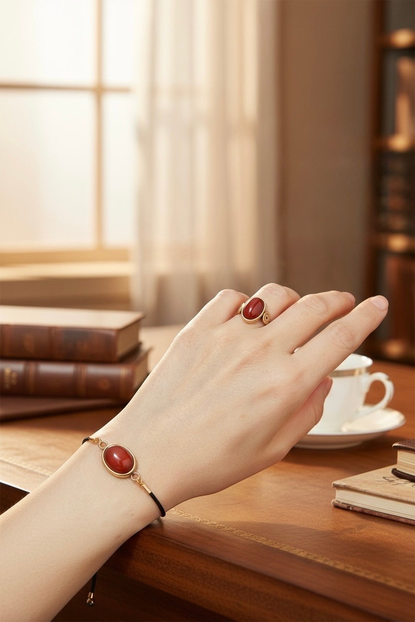 2’li Retro Bakır Doğal Taşlı Kombinler