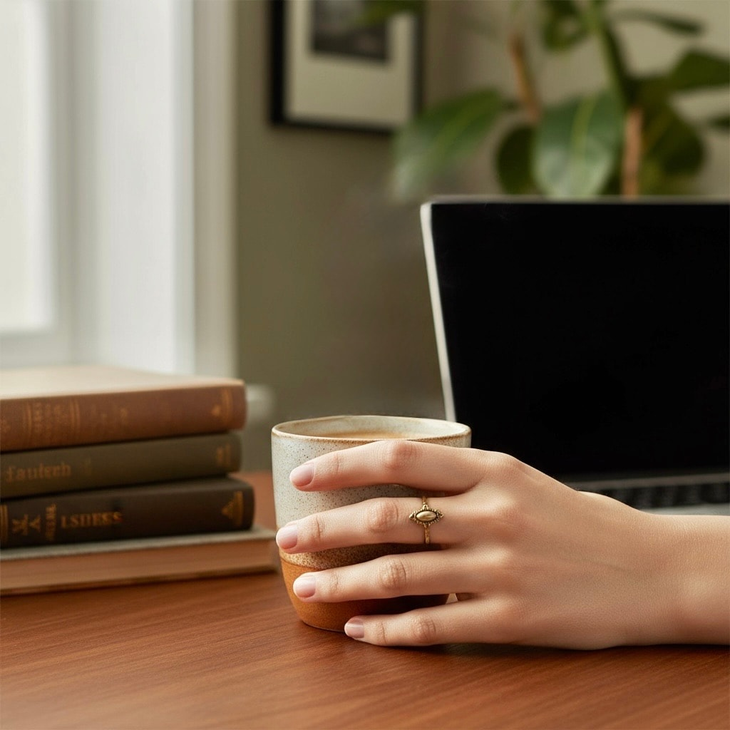 Antik Pirinç Ayarlamalı Yüzük