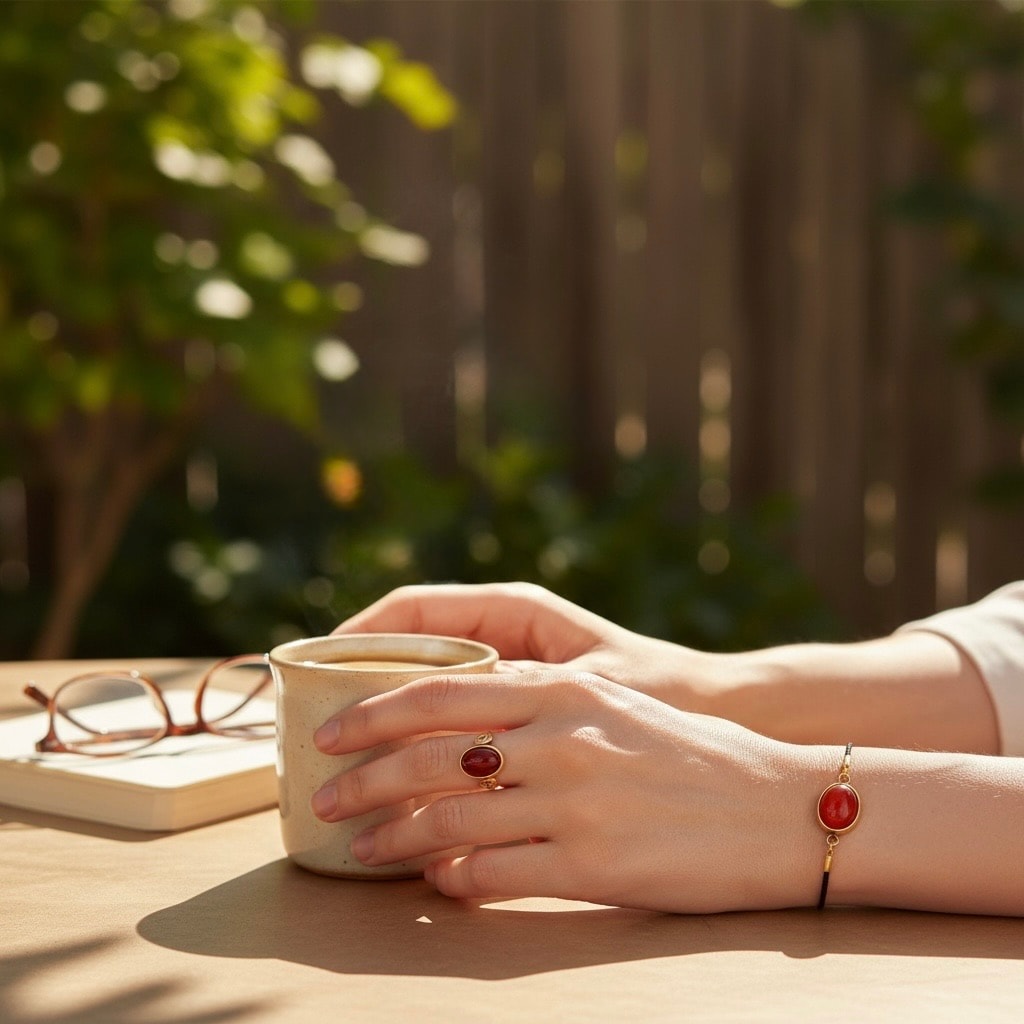 2’li Retro Bakır Doğal Taşlı Kombinler