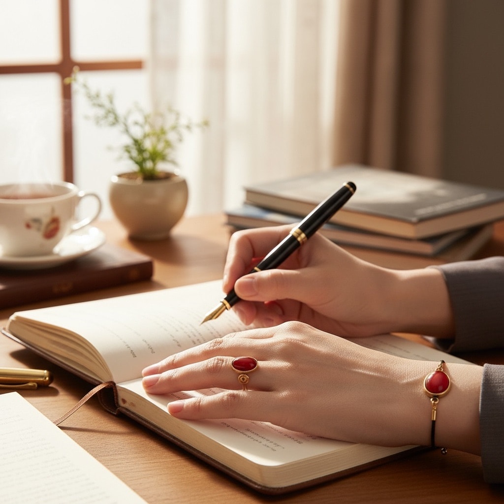 2’li Retro Bakır Doğal Taşlı Kombinler