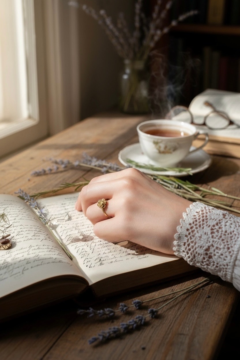 Pirinç Gül Yüzük Ayarlamalı