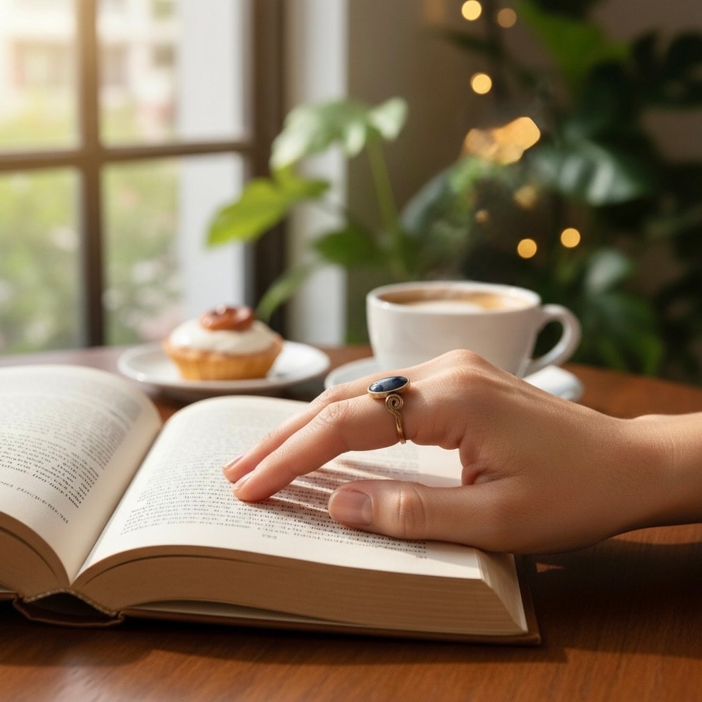 Bakır Akik Taşı Ayarlamalı Yüzük ( adet ) 